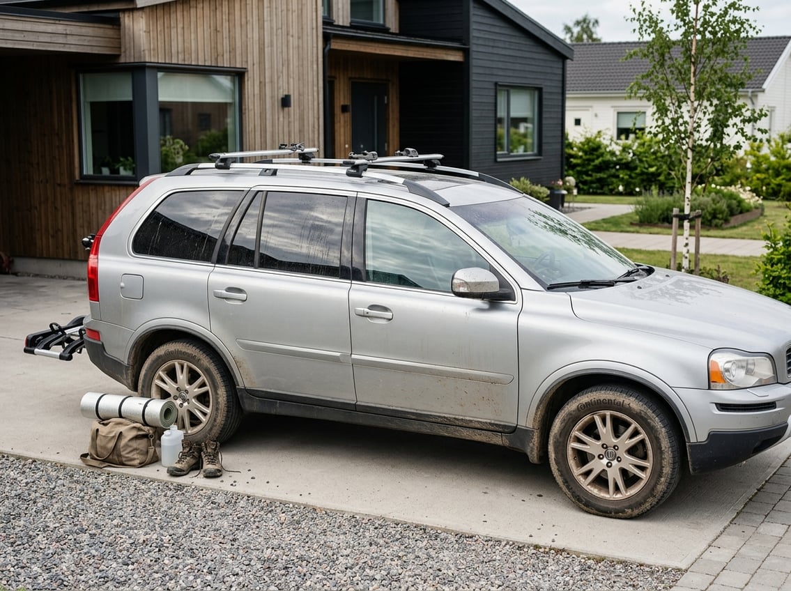 Når feriebilen kommer hjem med støv fugt og spor fra tagteltet